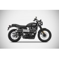 ZARD SIX DAYS Slip-on Exhaust for Triumph Street Scrambler ZARD SIX DAYS Slip-on Exhaust for Triumph Street Scrambler